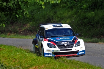 Rallysprint Kopná 2014 (Víťa Bezděkovský a Christian Salzmann)