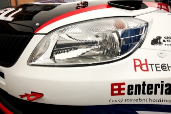 Škody Fabia Super 2000 na rok 2012 týmu Kresta Racing (J. Petrů)