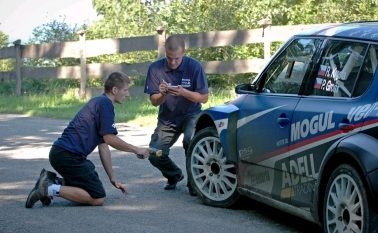 Test na Barum Czech Rally Zlín 2011