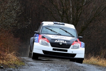 Testování Škoda Fabia Super 2000 před Valašskou rally 2011