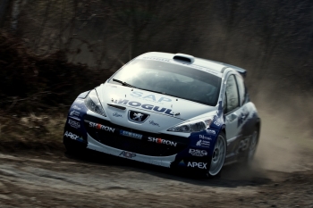 Testování Peugeotu 207 Super 2000 - Kašava 2010