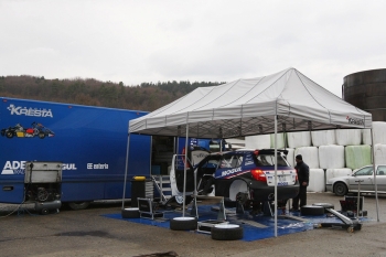 Testování Škoda Fabia Super 2000 před Valašskou rally 2011