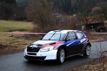 Testování Škoda Fabia Super 2000 před Valašskou rally 2011