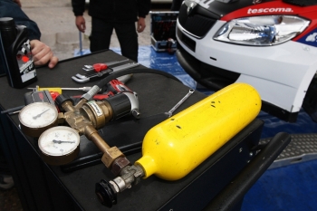 Testování Škoda Fabia Super 2000 před Valašskou rally 2011