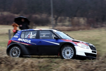 Testování Škoda Fabia Super 2000 před Valašskou rally 2011