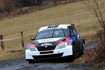 Testování Škoda Fabia Super 2000 před Valašskou rally 2011