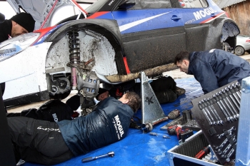 Testování Škoda Fabia Super 2000 před Valašskou rally 2011